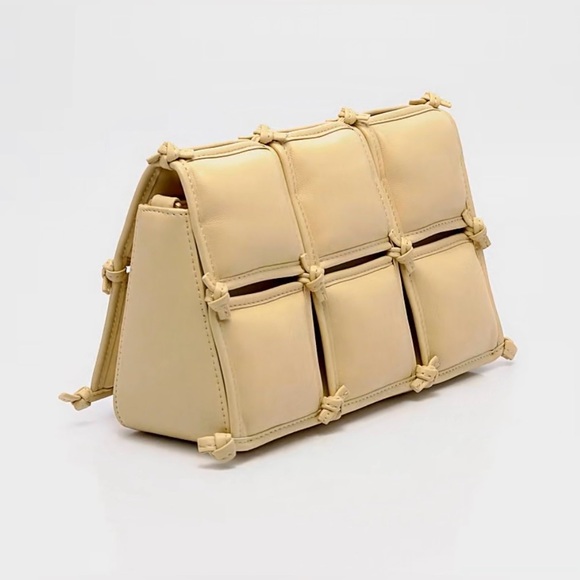 *MWT*Cult Gaia Prue Puffy Leather Crossbody Bag - Picture 8 of 11